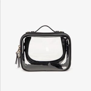 Calpak Mini Clear Cosmetics Case - Black